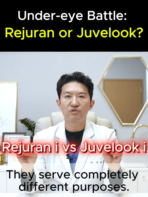 Stop guessing! Here is the REAL difference between Rejuran i and Juvelook i. 👇 ✅ Rejuran i Hydration & Glow. Perfect for fixing dry, "crepey" skin and adding that healthy inner radiance. ✅ Juvelook i Natural Volume. Perfect for filling hollow tear troughs by boosting your natural collagen. No bumps, just smooth skin. One heals the skin, the other fills the hollows. Which one is your concern? Tell us in the comments! 💬