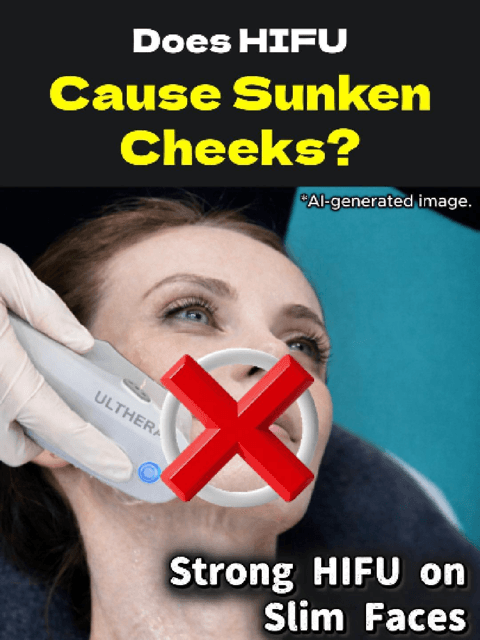 HIFU = Hollow Cheeks? Depends on your face type. Slim faces + strong HIFU can cause volume loss. Customized treatment is key.