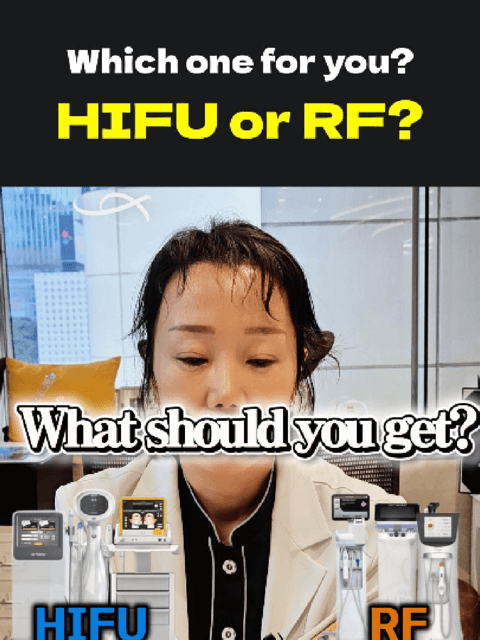 HIFU or RF — which one does your face actually need? They both lift your skin — but in completely different ways. Which one is right for your face? Explained by a Korean aesthetic doctor. Save this before getting a lifting treatment.
