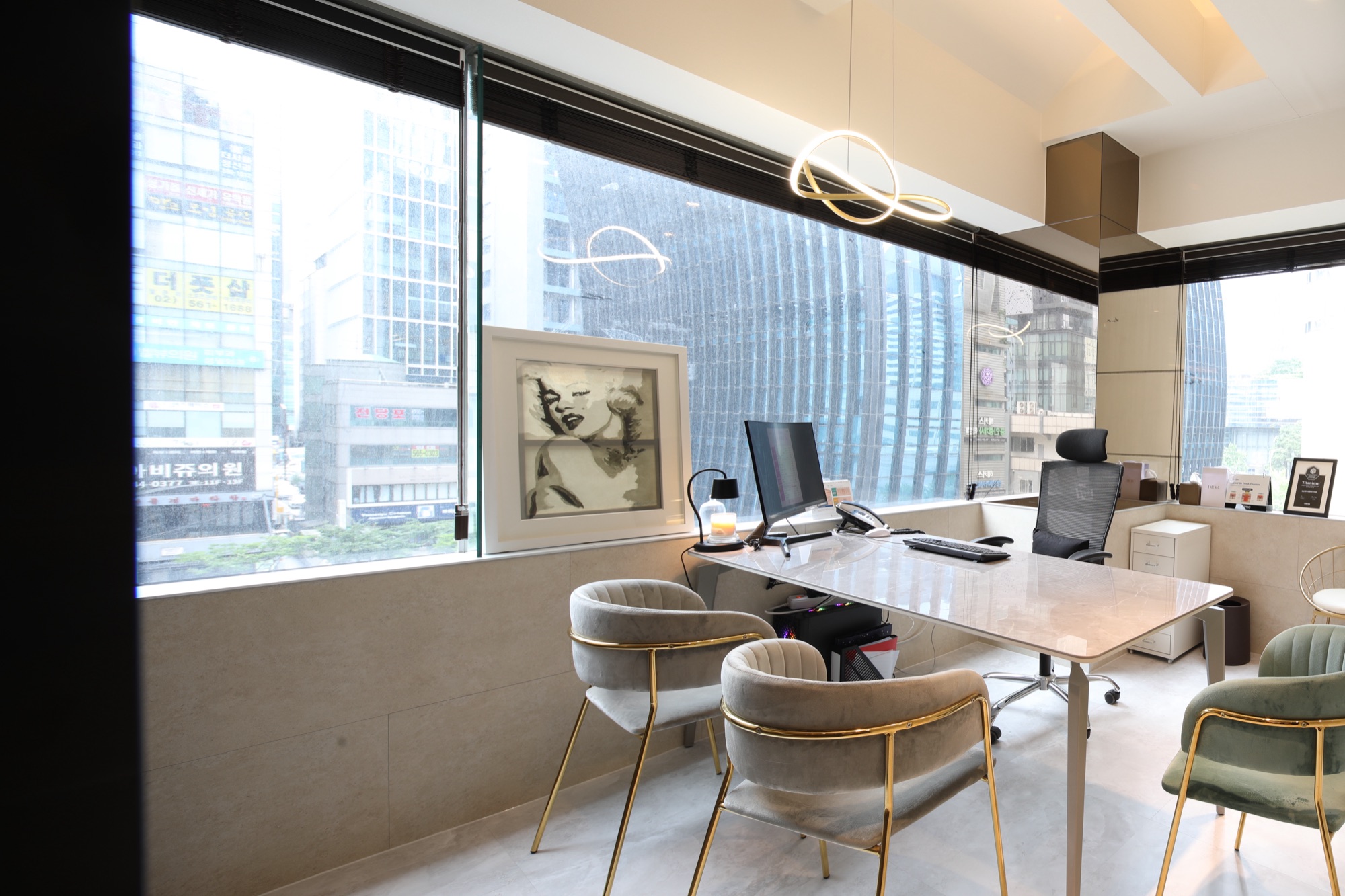 A private consultation room at HERA Clinic in Gangnam, Seoul
